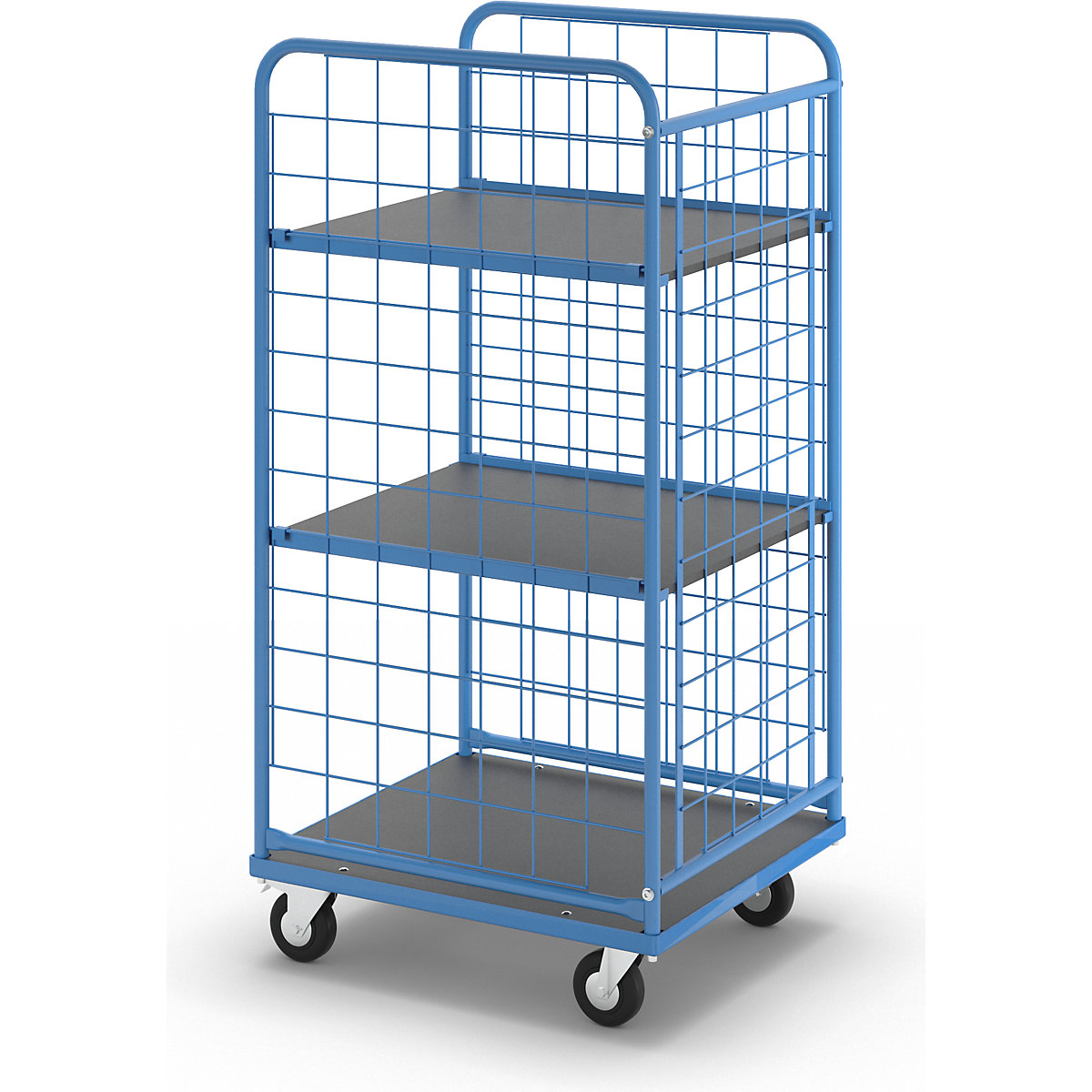 Carrello a ripiani KOMPAKT – eurokraft pro (Foto prodotto 4)-3