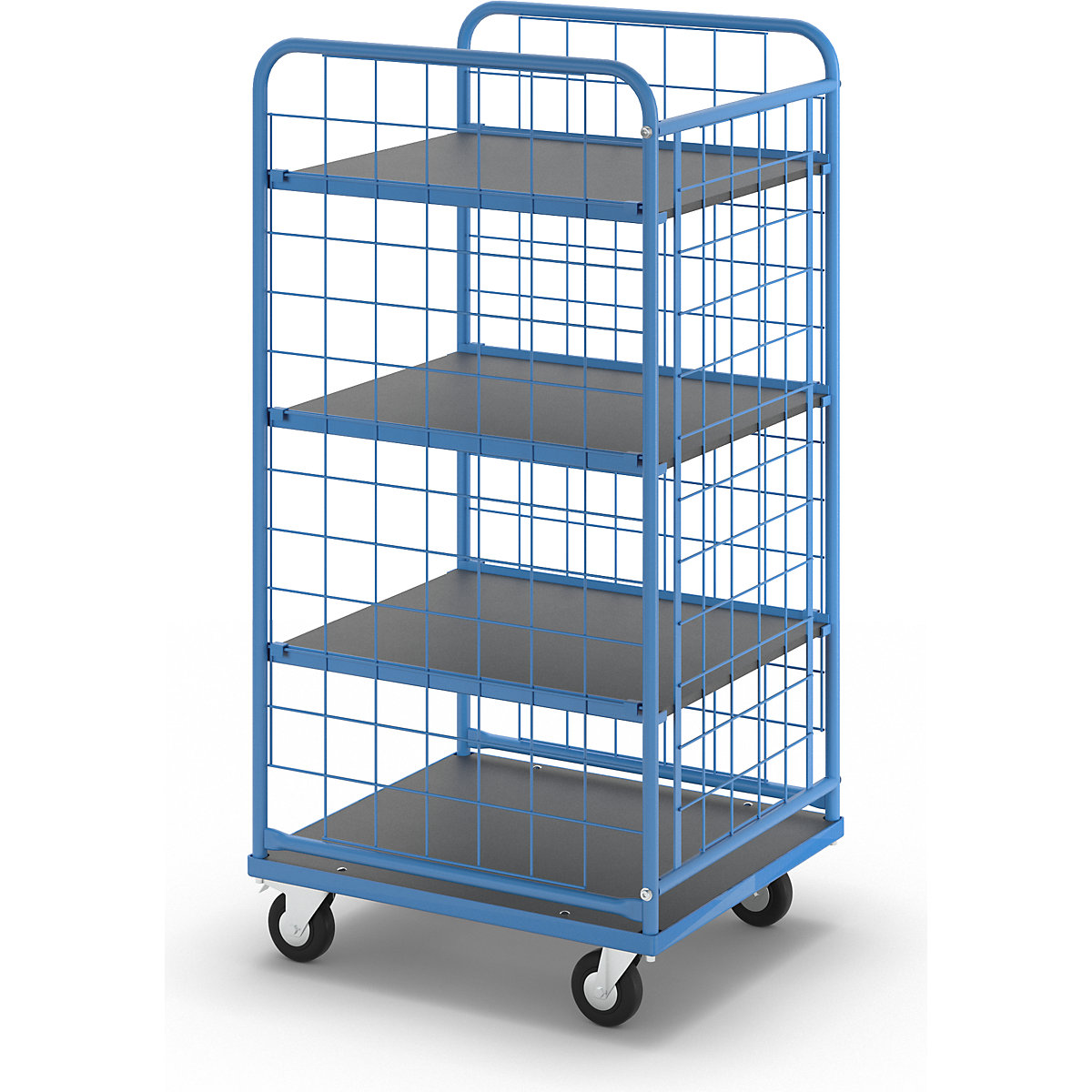 Carrello a ripiani KOMPAKT – eurokraft pro (Foto prodotto 7)-6
