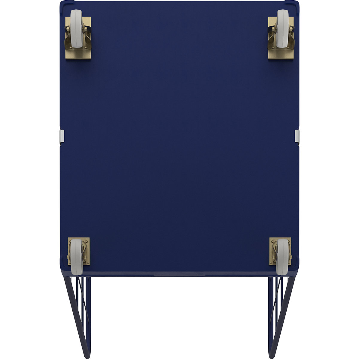 Rollcontainer con pianale in plastica con ruote (Foto prodotto 4)-3