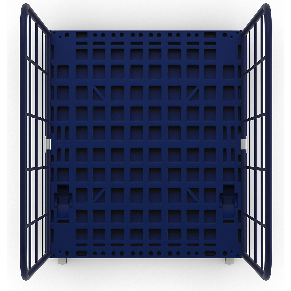 Rollcontainer con pianale in plastica con ruote (Foto prodotto 2)-1