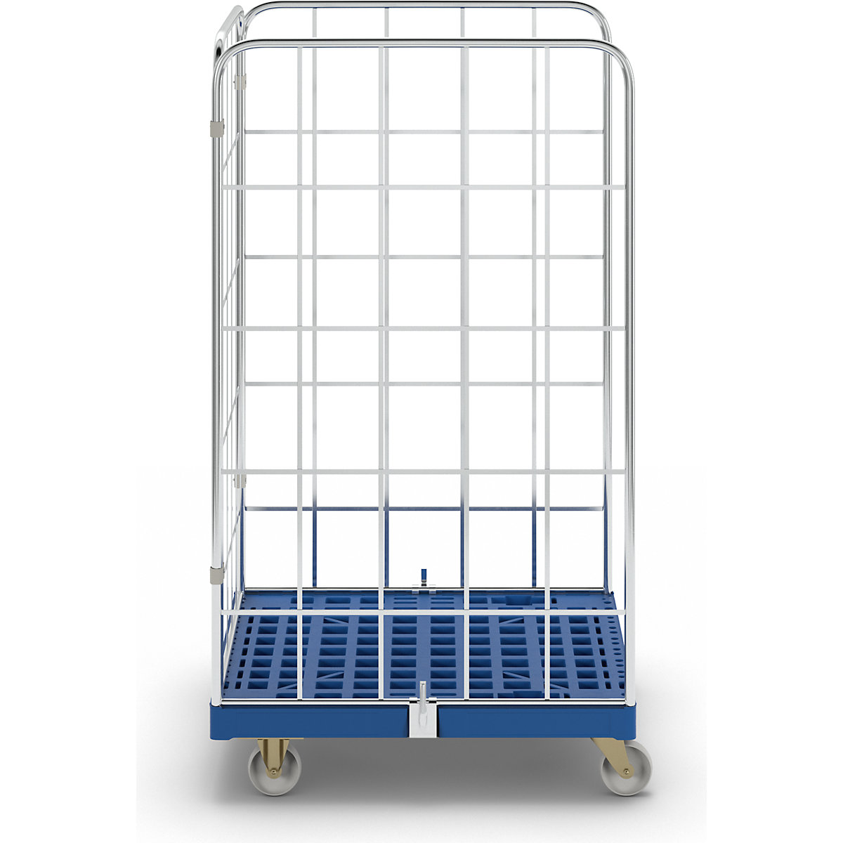 Rollcontainer con pianale in plastica con ruote (Foto prodotto 2)-1
