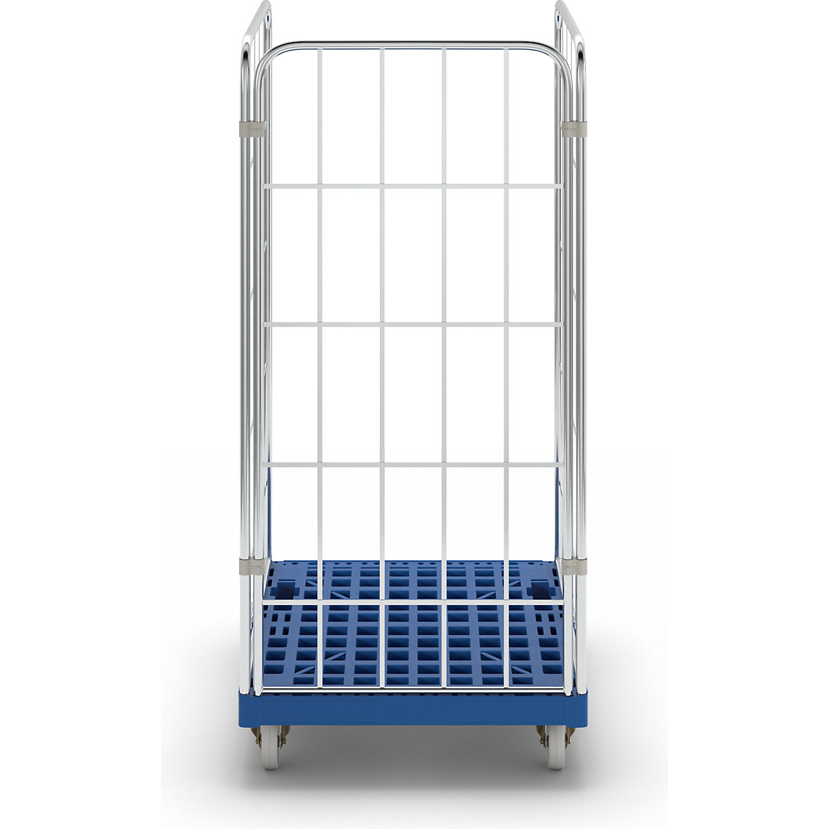 Rollcontainer con pianale in plastica con ruote (Foto prodotto 3)-2