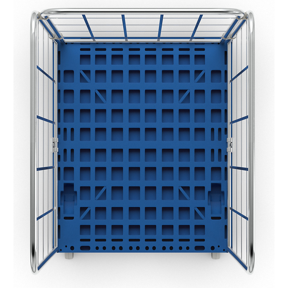 Rollcontainer con pianale in plastica con ruote (Foto prodotto 5)-4