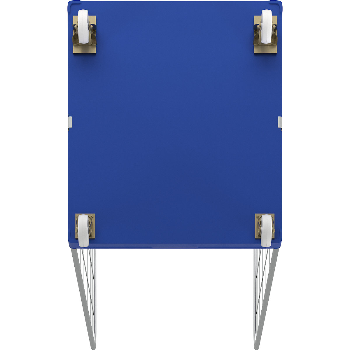Rollcontainer con pianale in plastica con ruote (Foto prodotto 5)-4