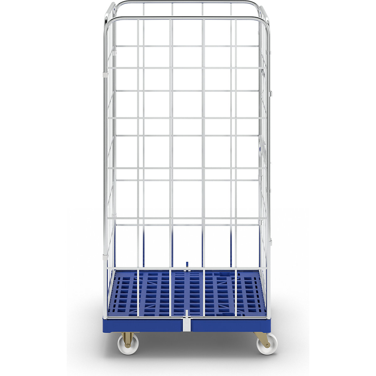 Rollcontainer con pianale in plastica con ruote (Foto prodotto 3)-2