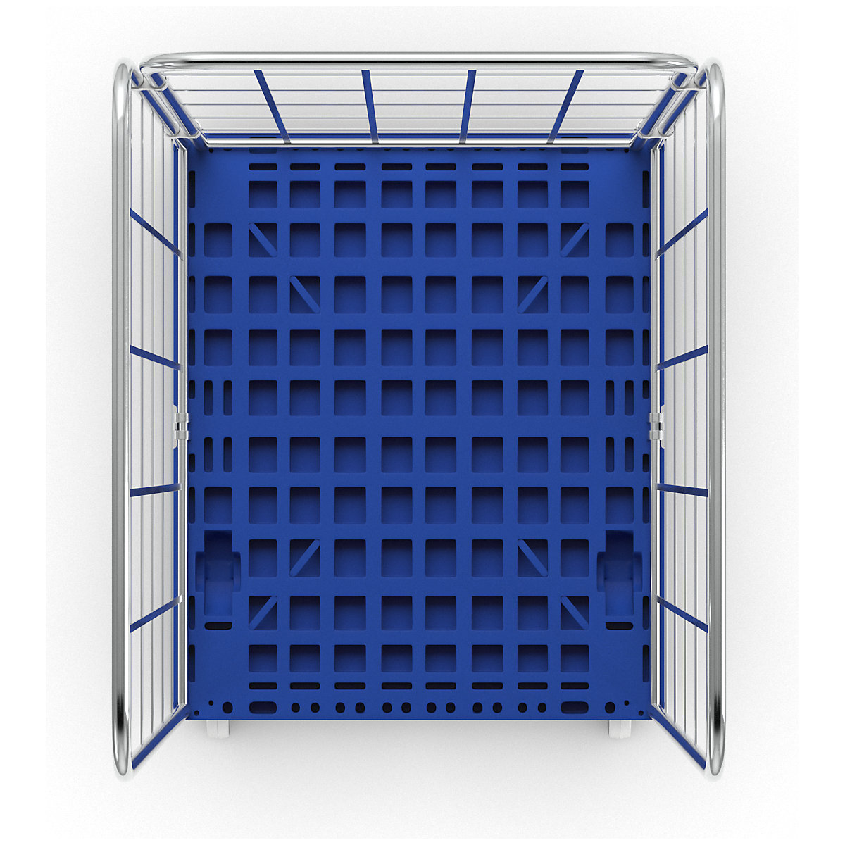 Rollcontainer con pianale in plastica con ruote (Foto prodotto 6)-5