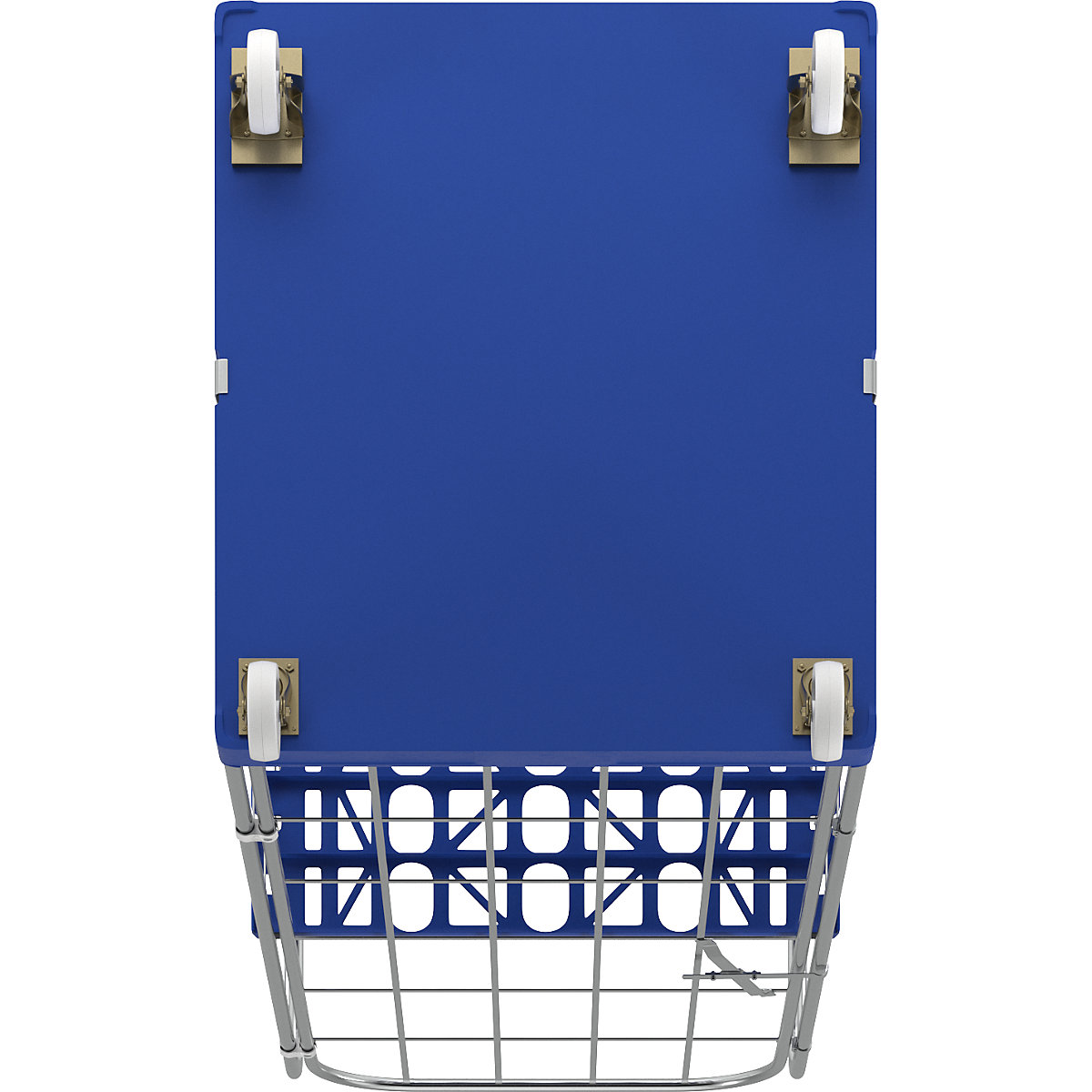 Rollcontainer con pianale in plastica con ruote (Foto prodotto 4)-3
