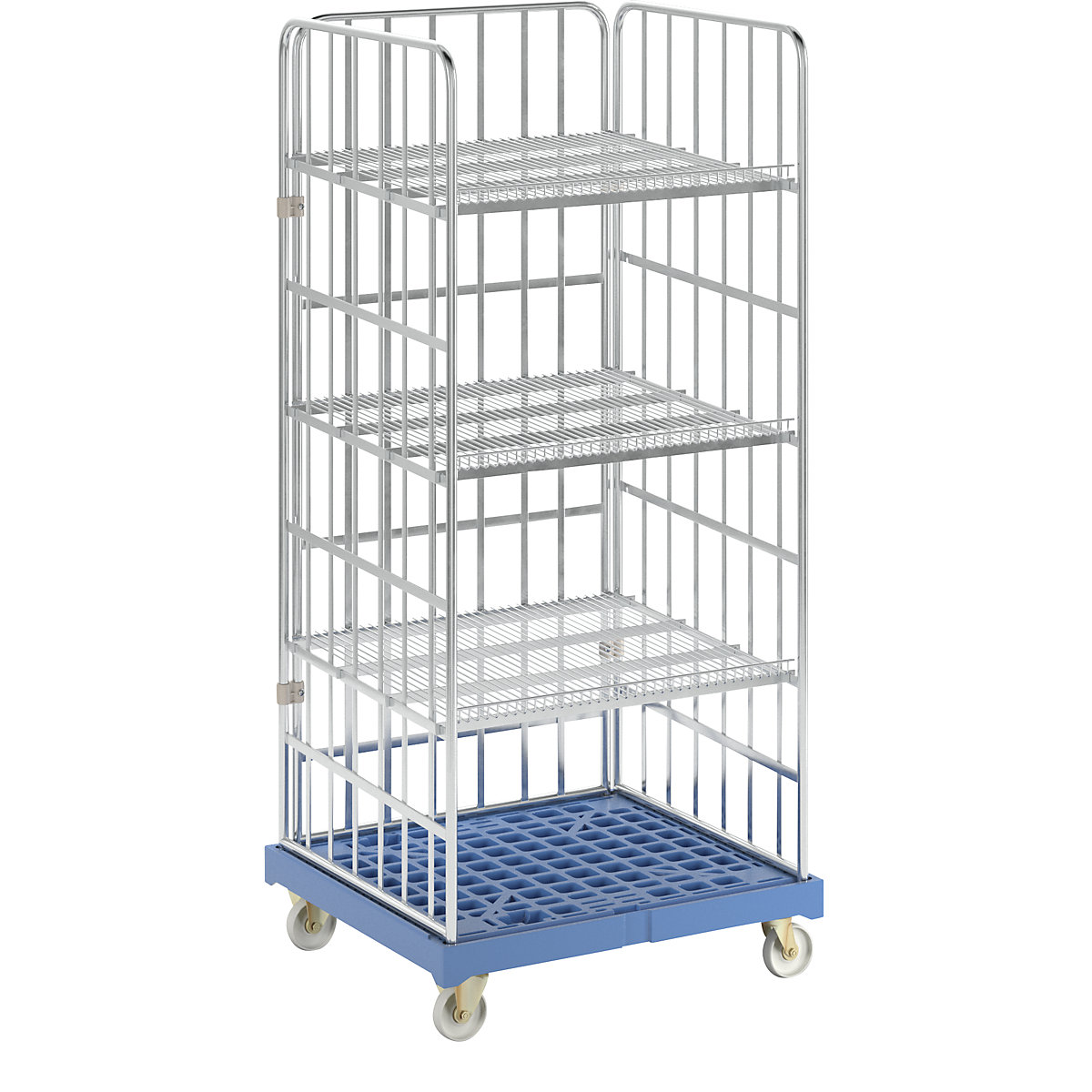 Scaffale con rotelle