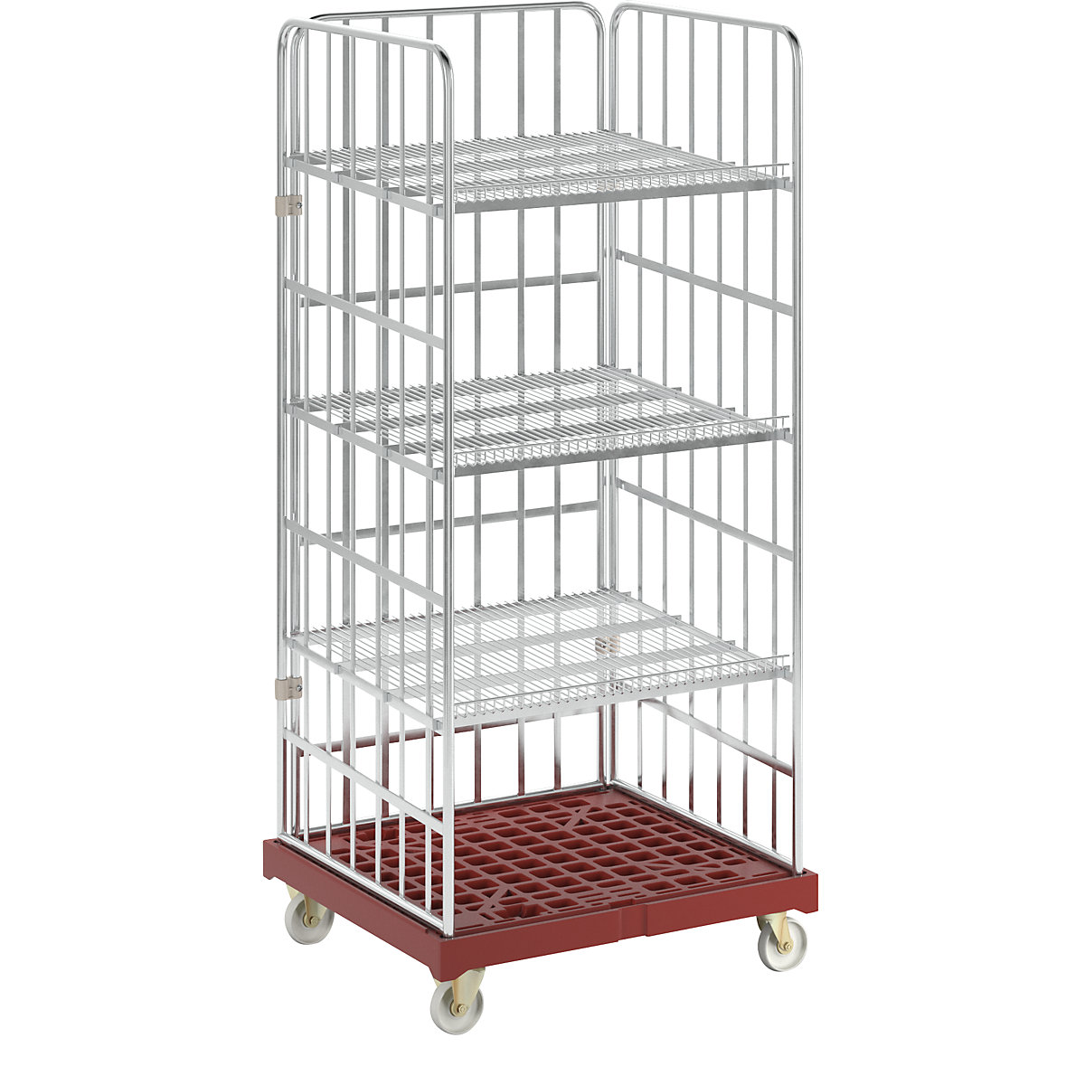 Scaffale con rotelle