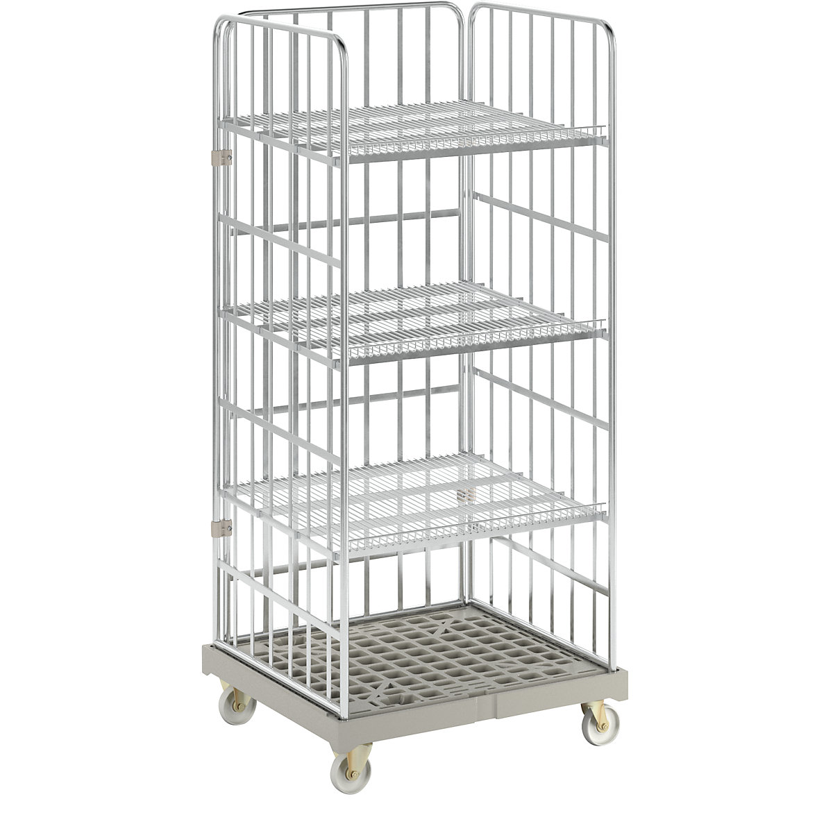 Scaffale con rotelle