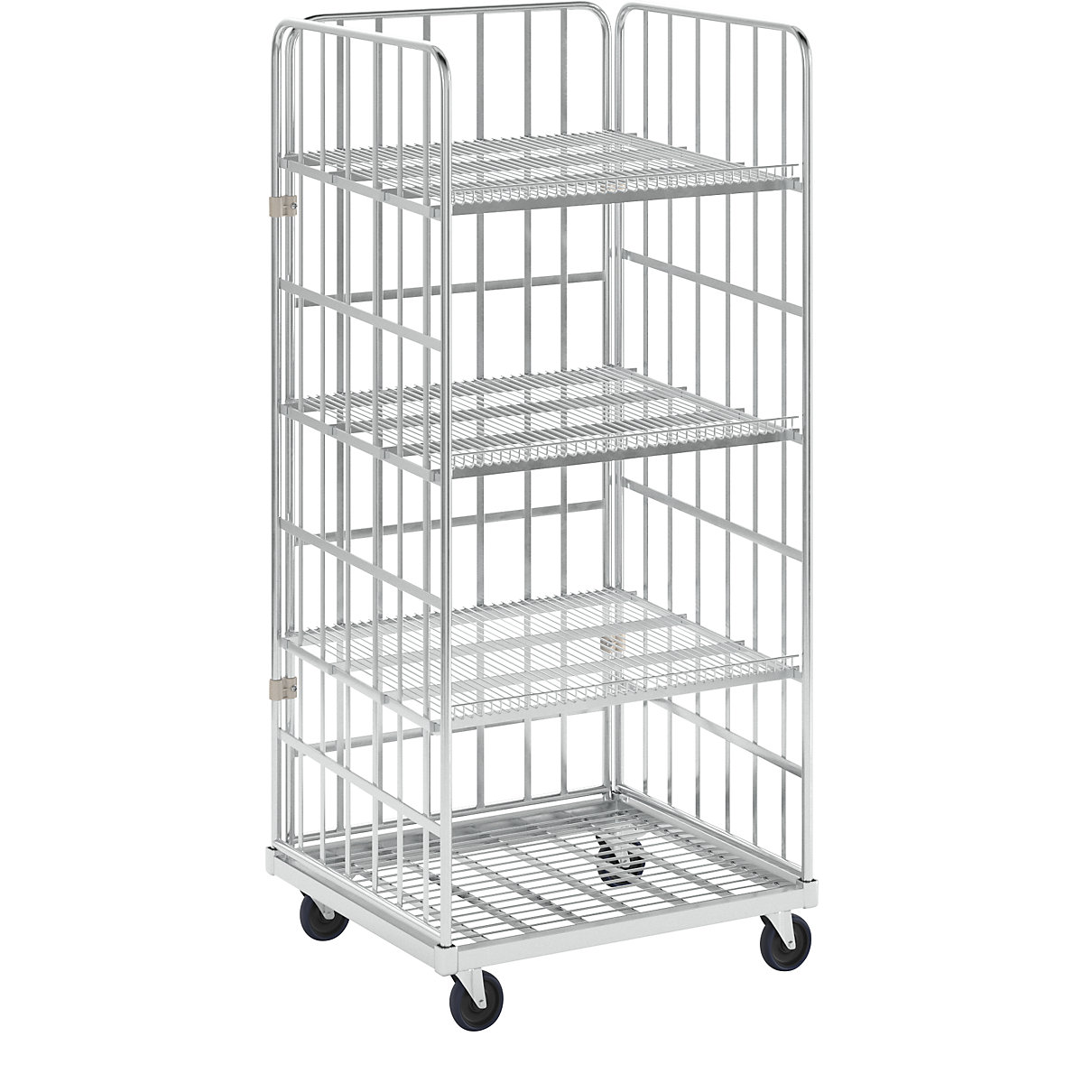 Scaffale con rotelle