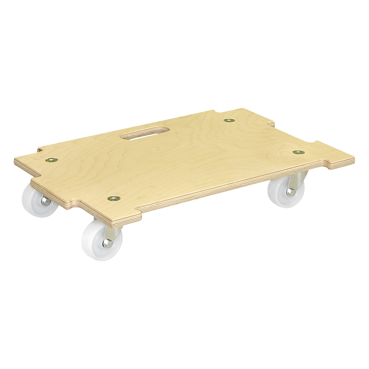 Carrellino da trasporto CONNECT MM 1382 – Wagner, lungh. x largh. 590 x 390 mm, portata 250 kg, a partire da 2 pz.-10