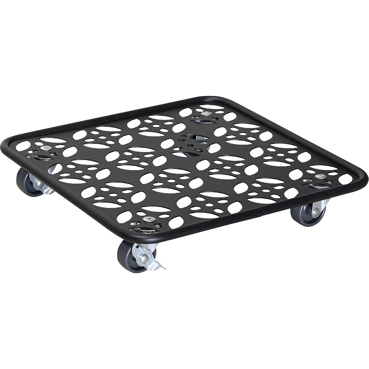 Carrello portavasi in acciaio NERO – Wagner