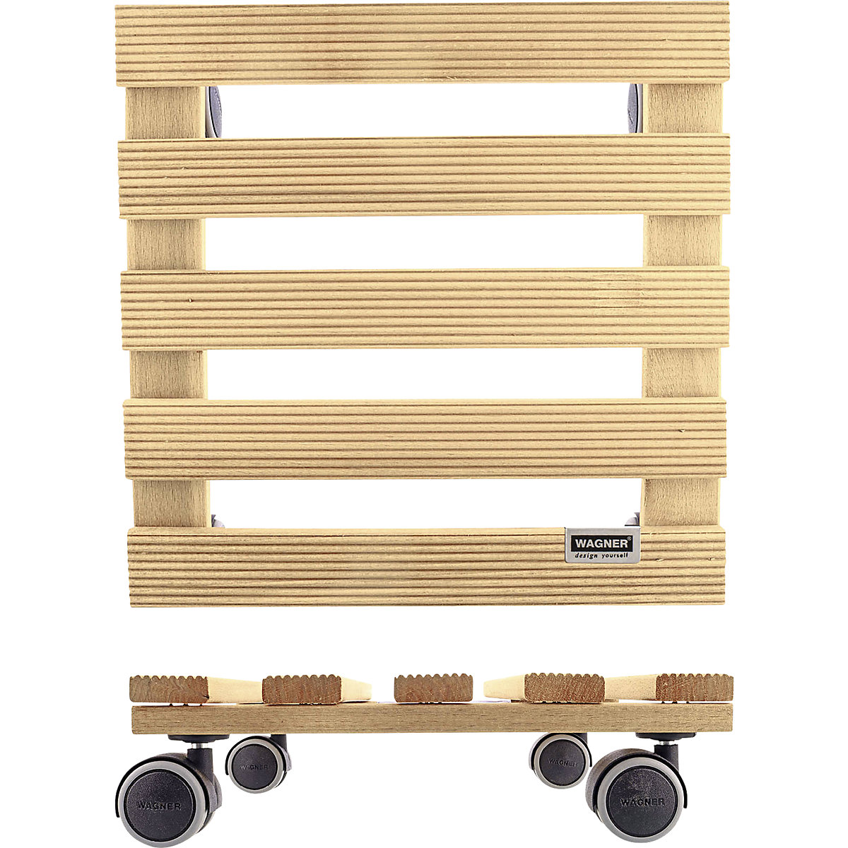 Carrello portavasi in legno NATURE – Wagner (Foto prodotto 3)-2