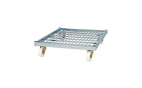 Pianale in acciaio con ruote