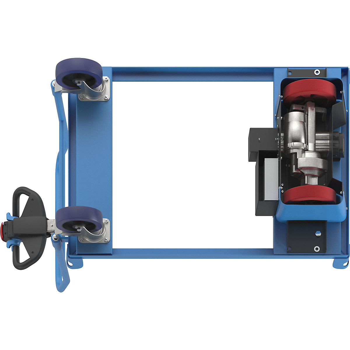 Chasis rodante para palets – eurokraft pro (Imagen del producto 4)-3