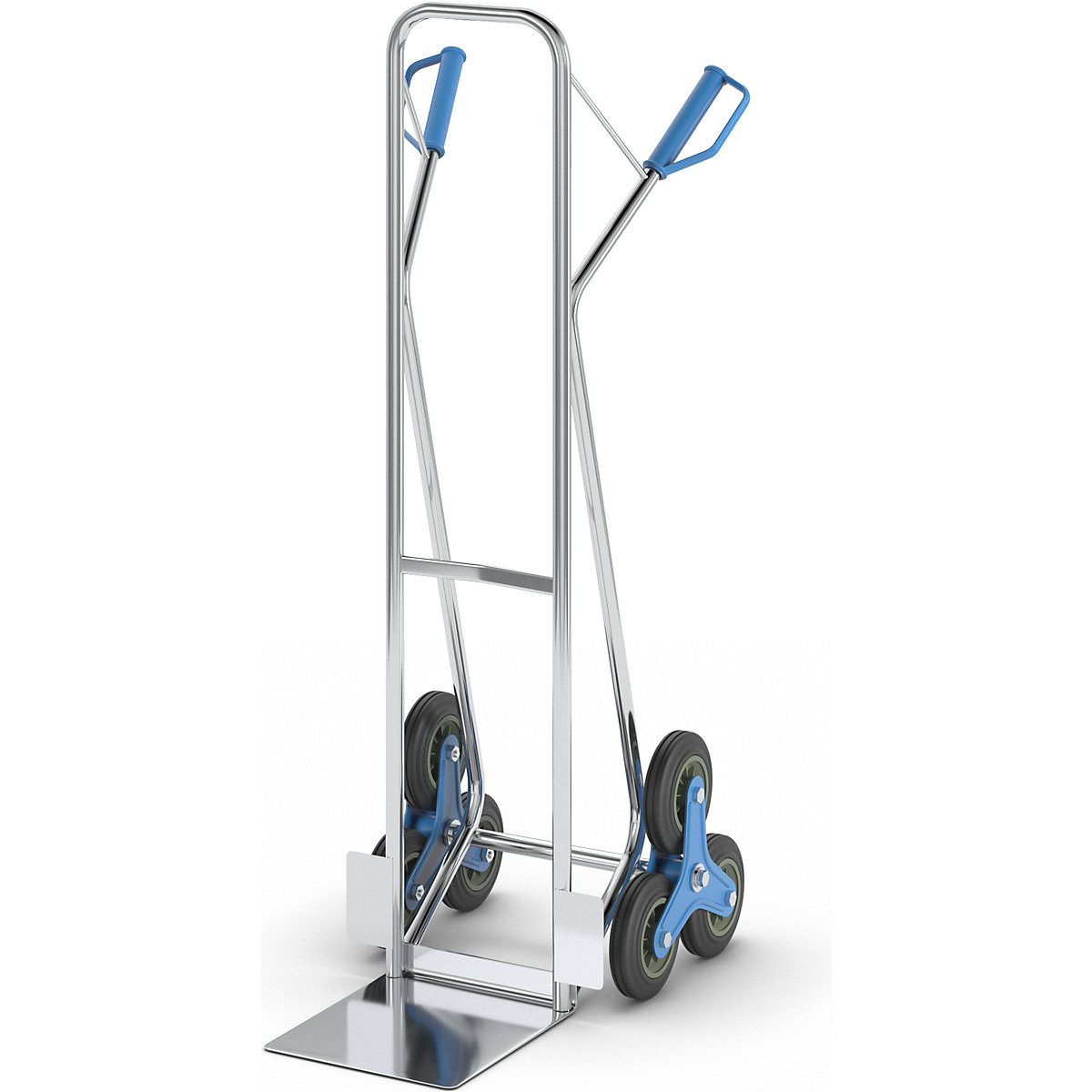 Carretilla de aluminio para transporte de sacos por escaleras – eurokraft basic (Imagen del producto 7)-6