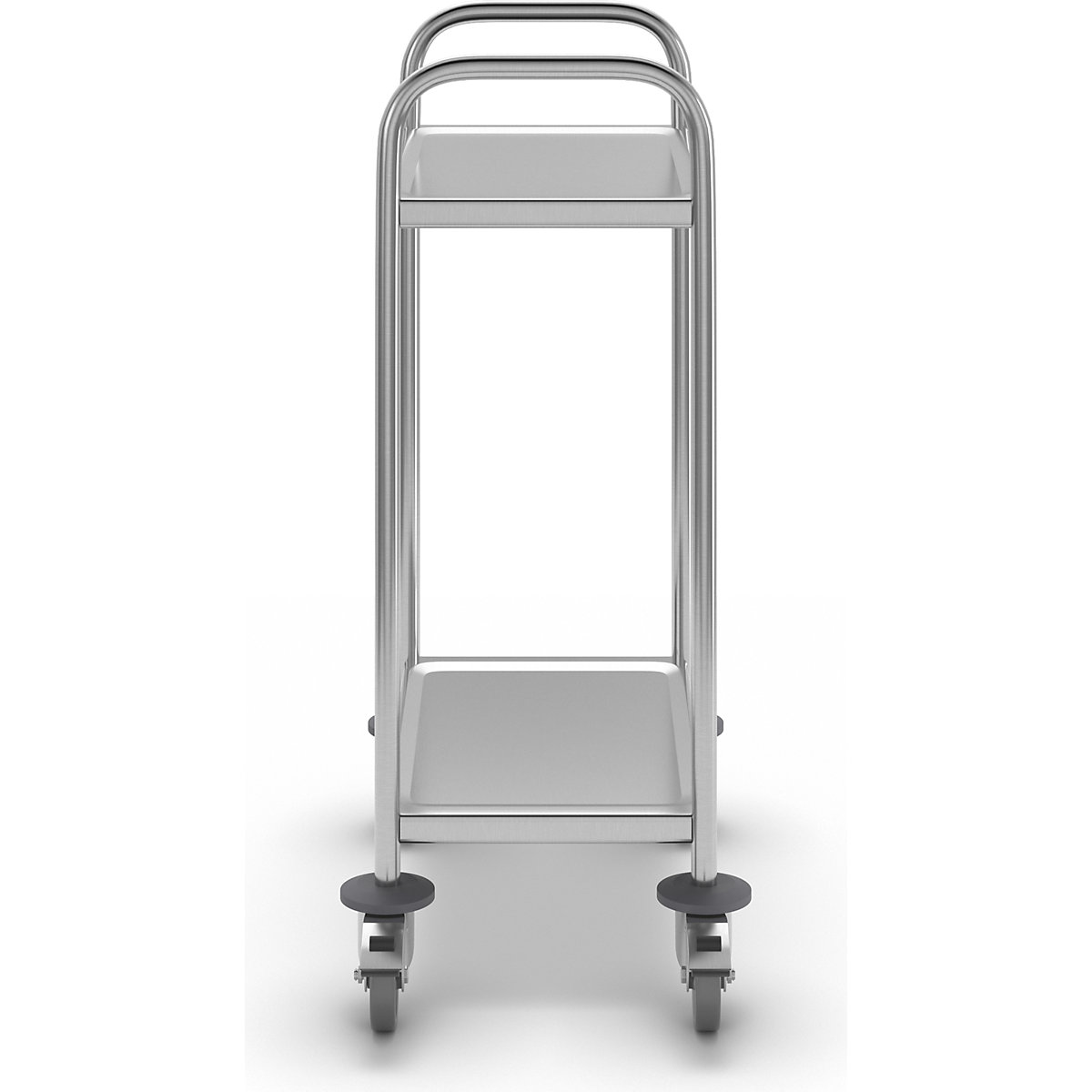 Carrito de servicio de acero inoxidable – eurokraft basic (Imagen del producto 2)-1