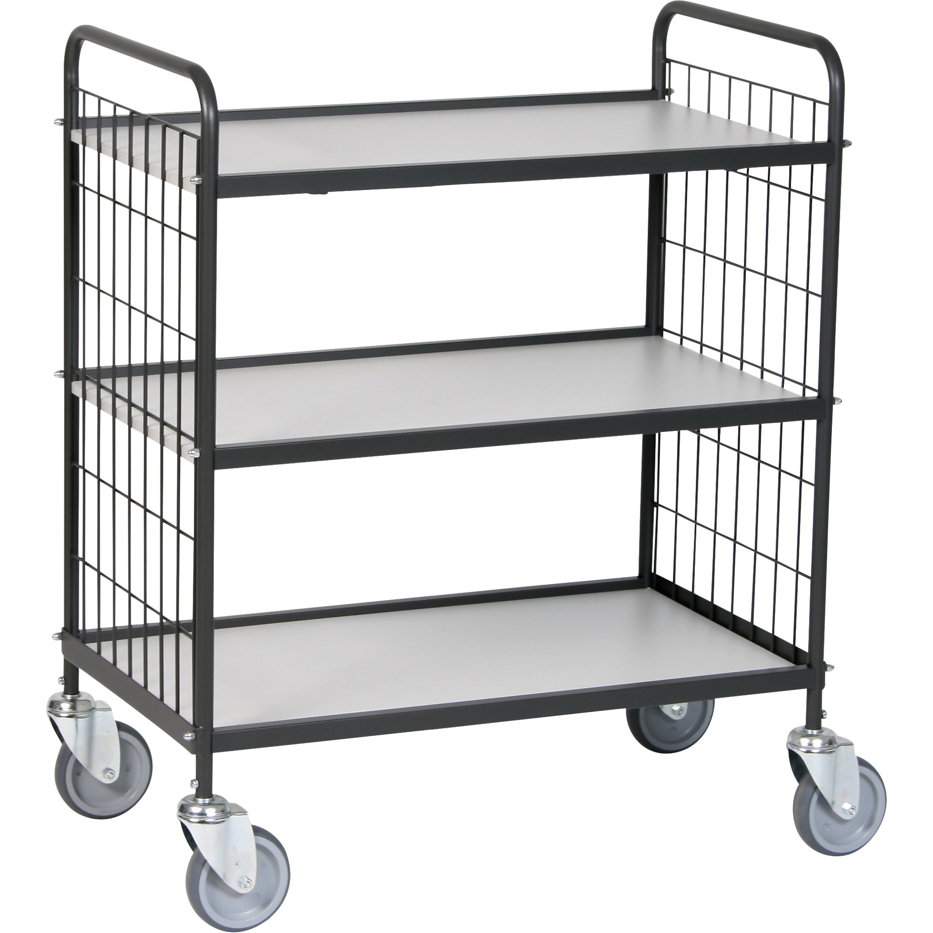 Carro con pisos para oficina: L x A x H 830 x 510 x 935 mm | KAISER