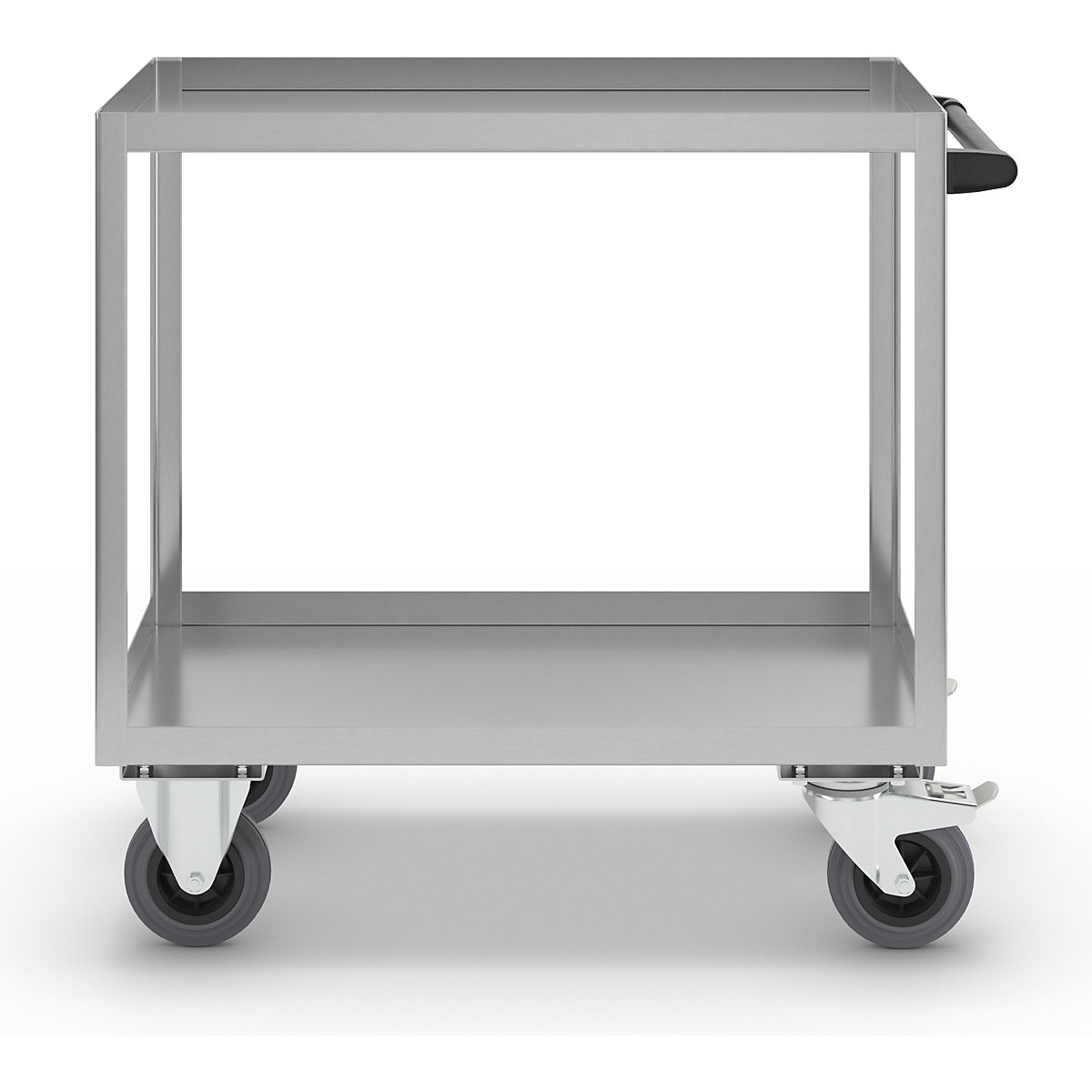 Carro de transporte de acero inoxidable – eurokraft pro (Imagen del producto 2)-1