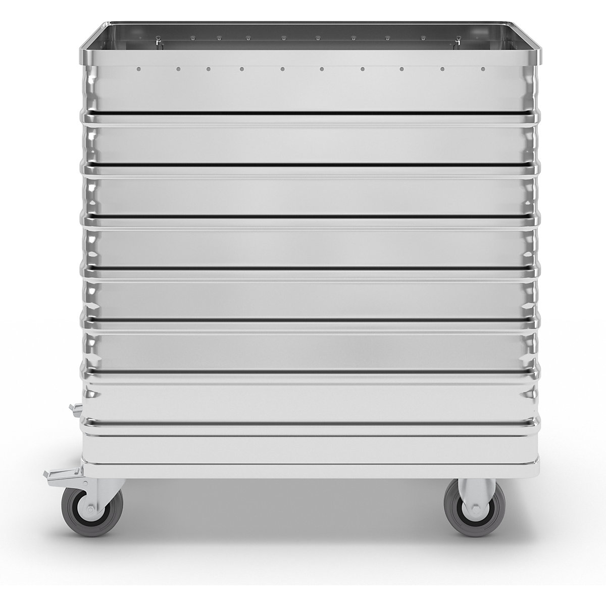 Carro-caja de aluminio, pared lateral abatible – Gmöhling (Imagen del producto 9)-8