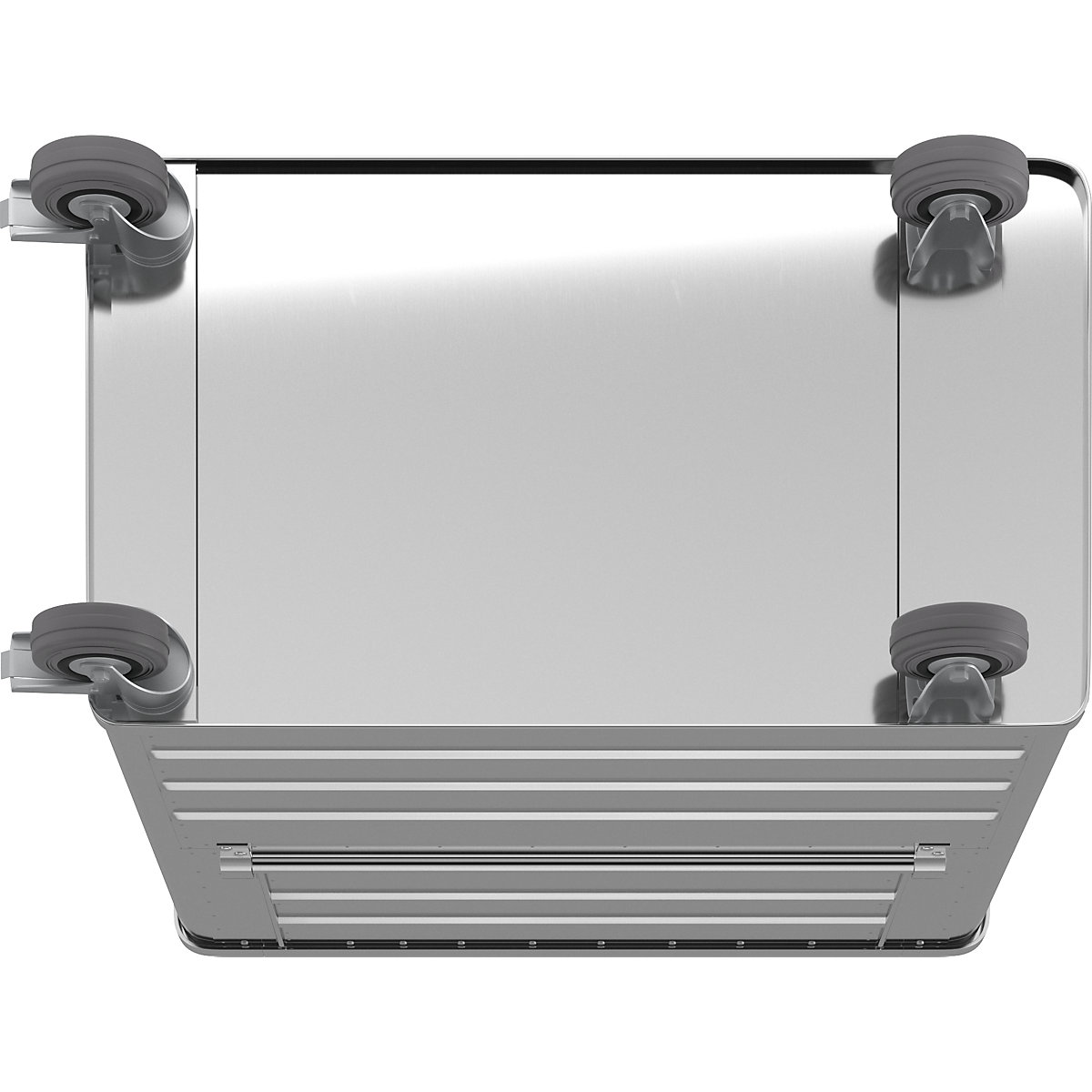 Carro-caja de aluminio, pared lateral abatible – Gmöhling (Imagen del producto 5)-4