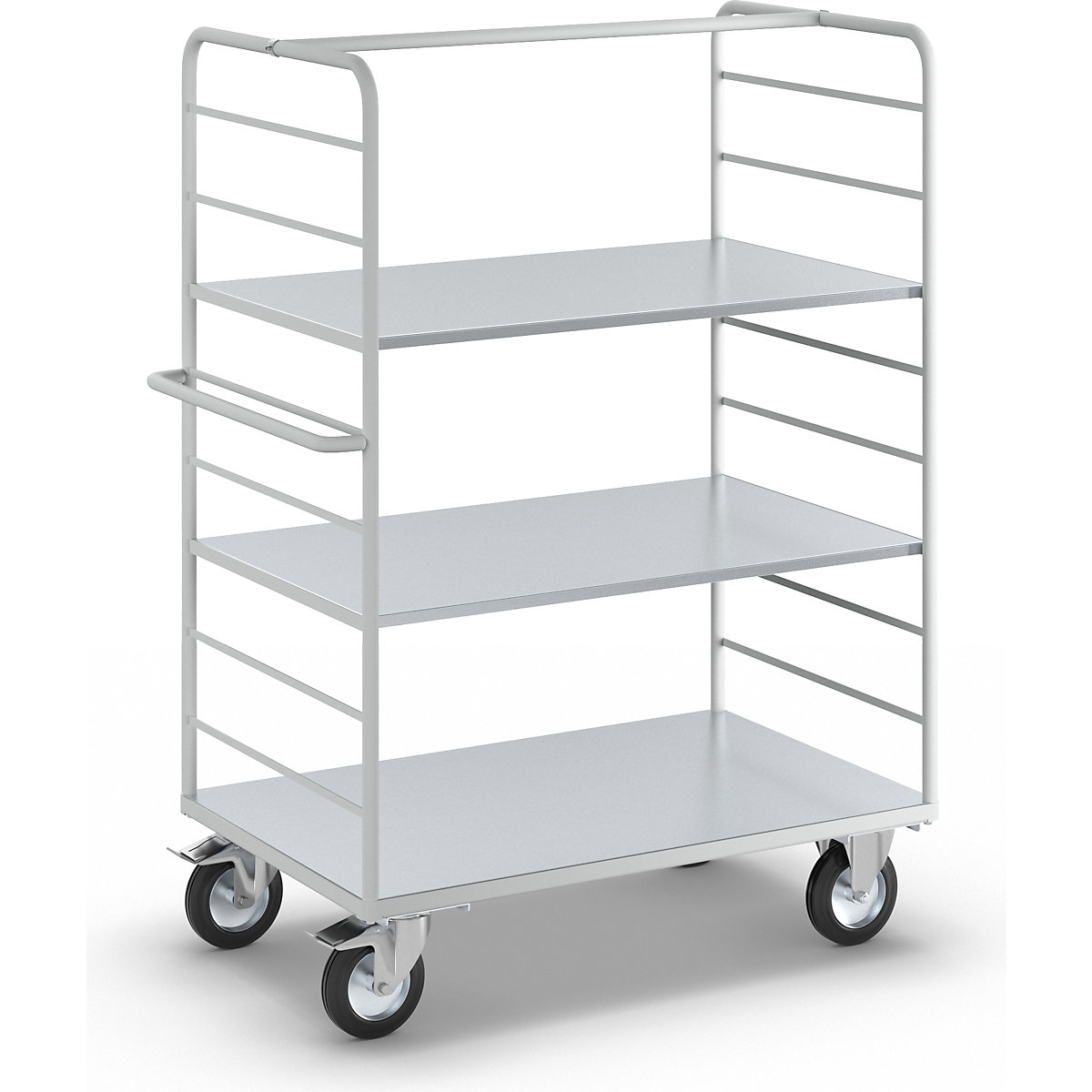 Carro con pisos ESD – eurokraft pro, con 2 paredes laterales, L x A de las camas 1175 x 720 mm, 3 pisos-1