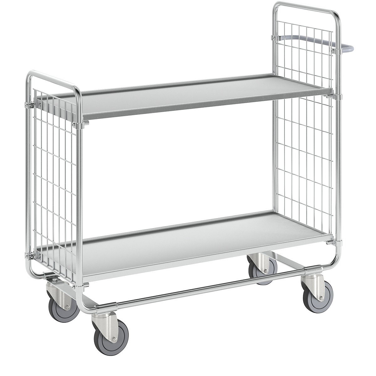 Carro con pisos SERIE 100 – HelgeNyberg, 2 pisos, L x A x H 1180 x 460 x 1120 mm-2