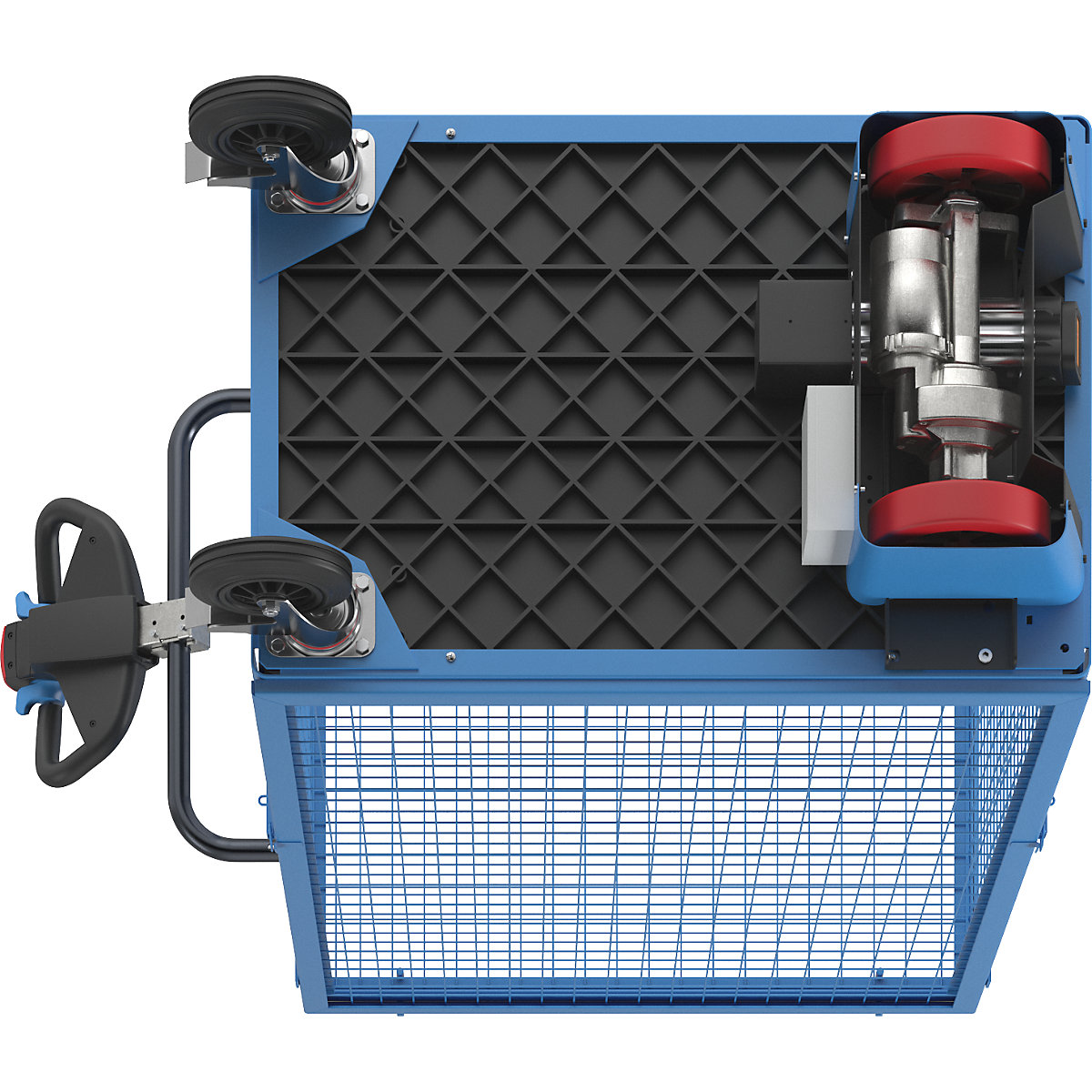 Carro de pisos con accionamiento eléctrico – eurokraft pro (Imagen del producto 26)-25