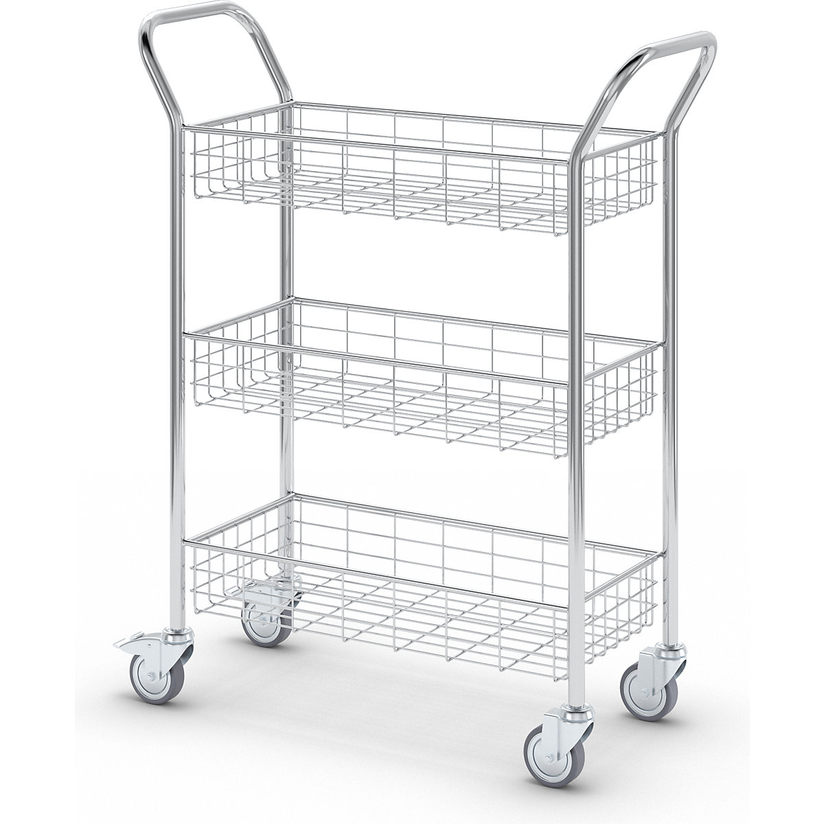 Carro de oficina y carro de distribución de correo – eurokraft pro (Imagen del producto 5)-4