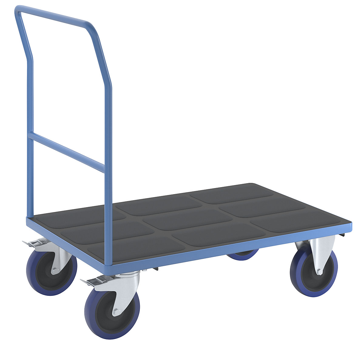 Carro de plataforma con manija tubular &ndash; eurokraft pro
