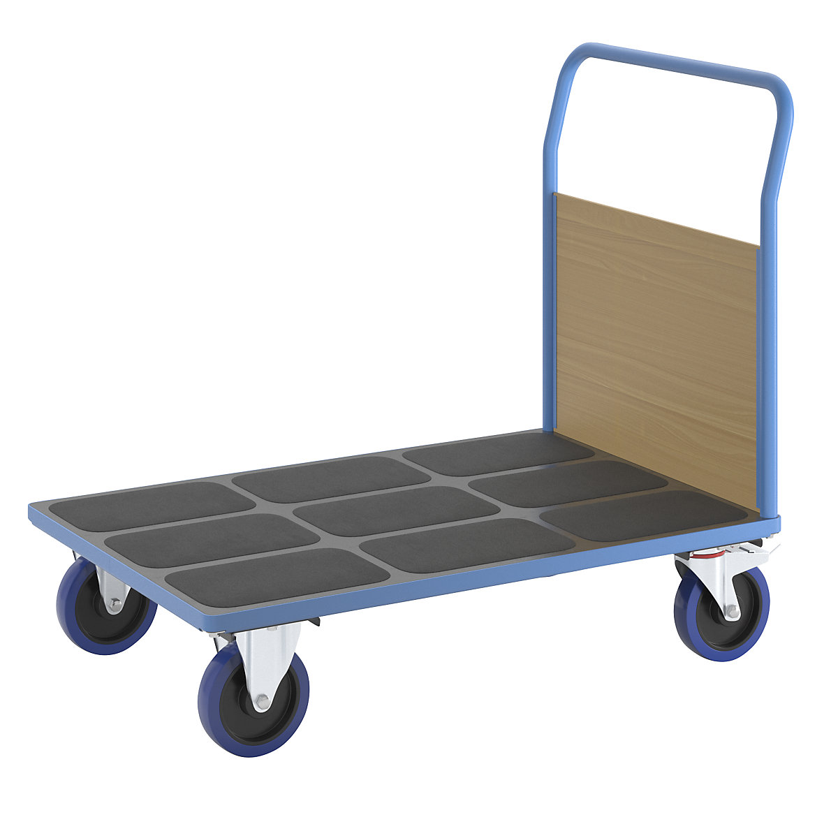 Carro de plataforma con paredes de madera &ndash; eurokraft pro