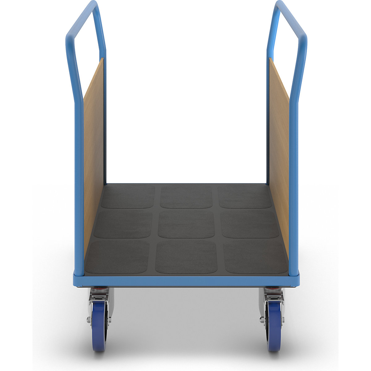 Carro de plataforma con paredes de madera – eurokraft pro (Imagen del producto 6)-5