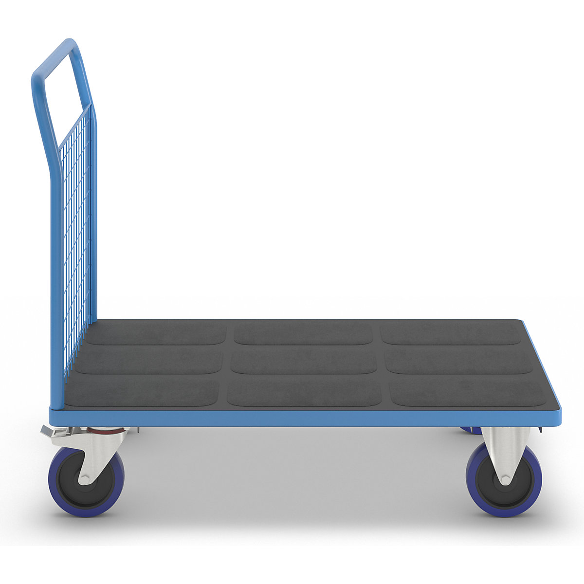 Carro de plataforma con paredes de rejilla – eurokraft pro (Imagen del producto 3)-2