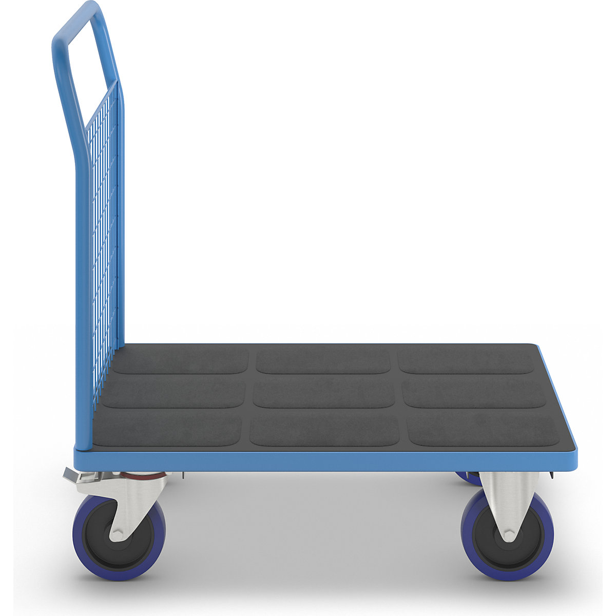 Carro de plataforma con paredes de rejilla – eurokraft pro (Imagen del producto 6)-5