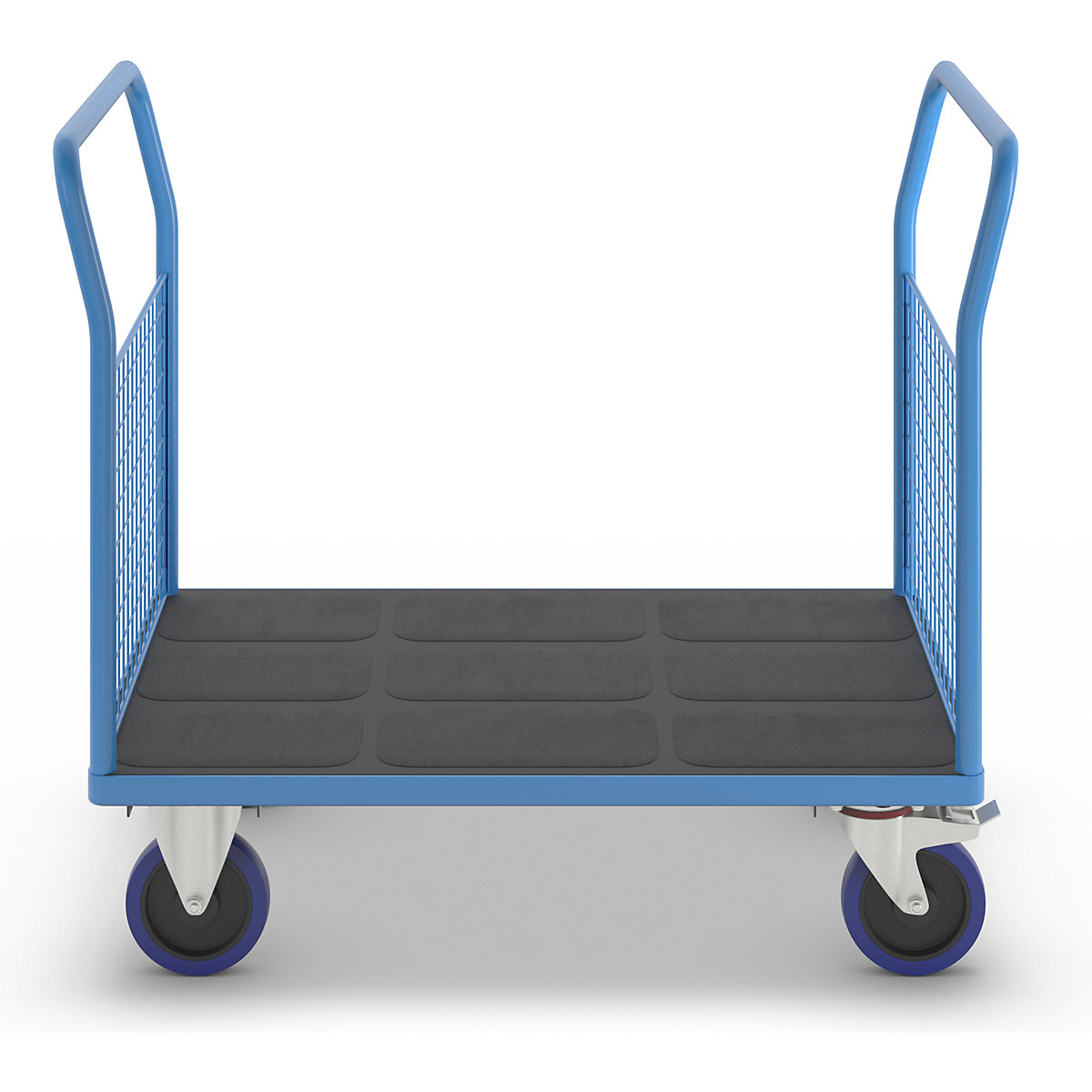 Carro de plataforma con paredes de rejilla – eurokraft pro (Imagen del producto 4)-3