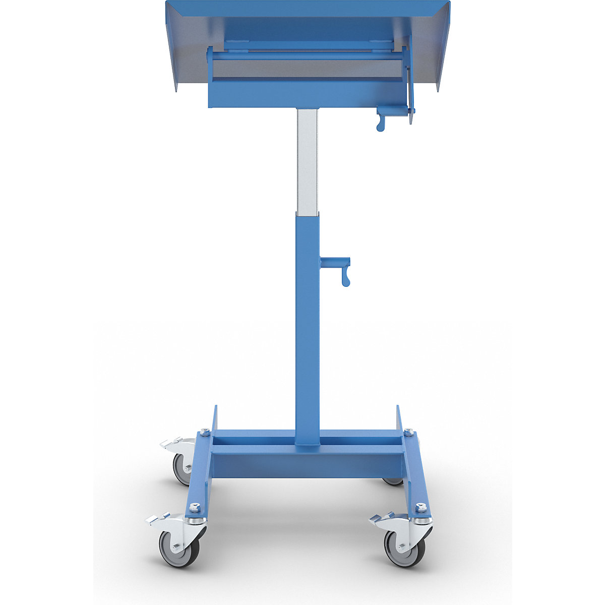 Posicionador de material, carga máx. 150 kg, transitable – eurokraft pro (Imagen del producto 9)-8