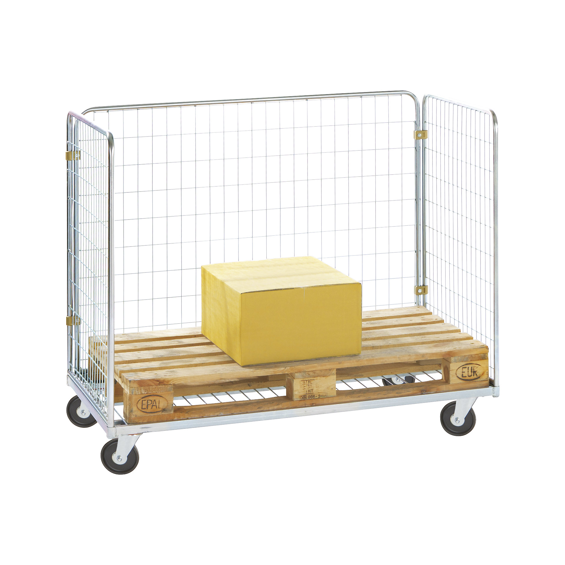 Contenedor rodante: contenedor de transporte A x P 1295 x 850 mm