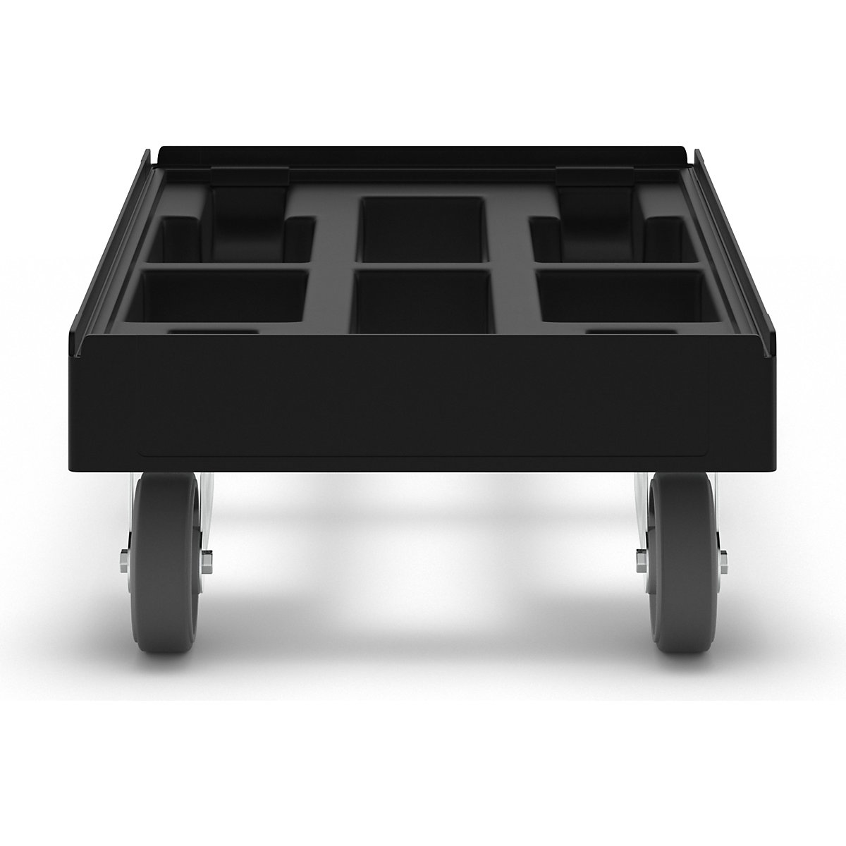 Rodador de transporte, negro – eurokraft basic (Imagen del producto 5)-4