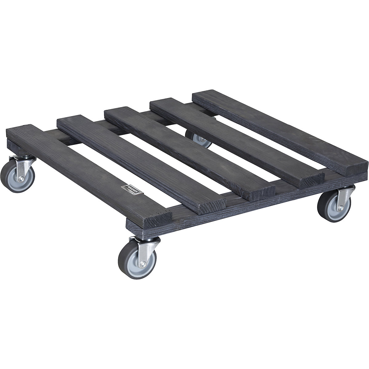 Soporte de madera con ruedas para macetas PALETTI &ndash; Wagner
