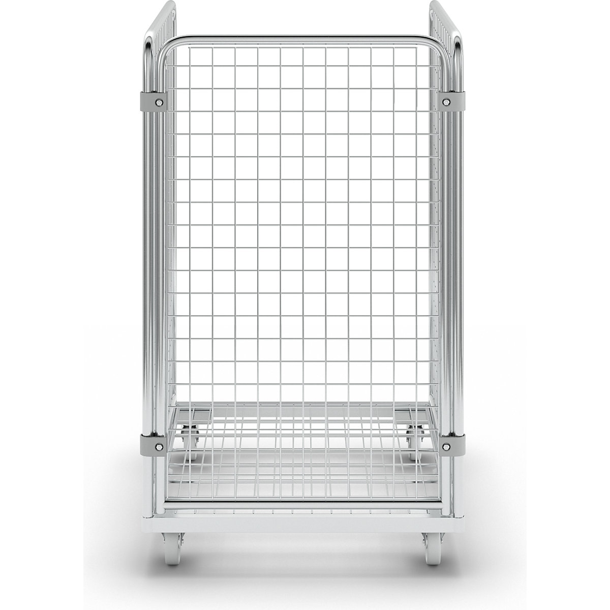 Contenedor de rejilla de alambre con tablero rodante de acero (Imagen del producto 7)-6