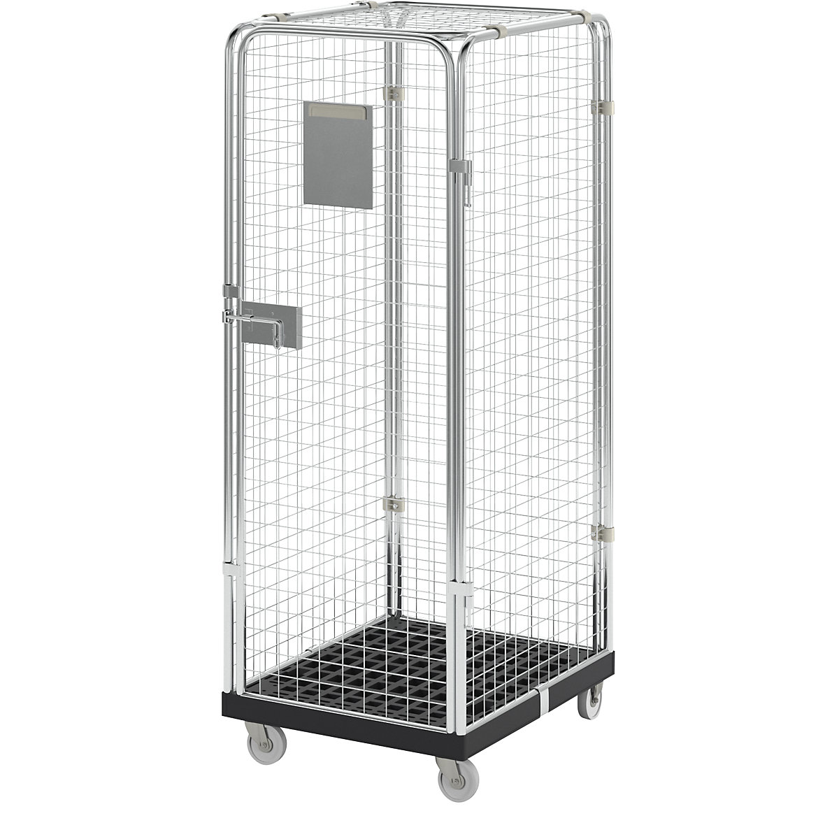Contenedor rodante con paredes de rejilla &ndash; eurokraft basic