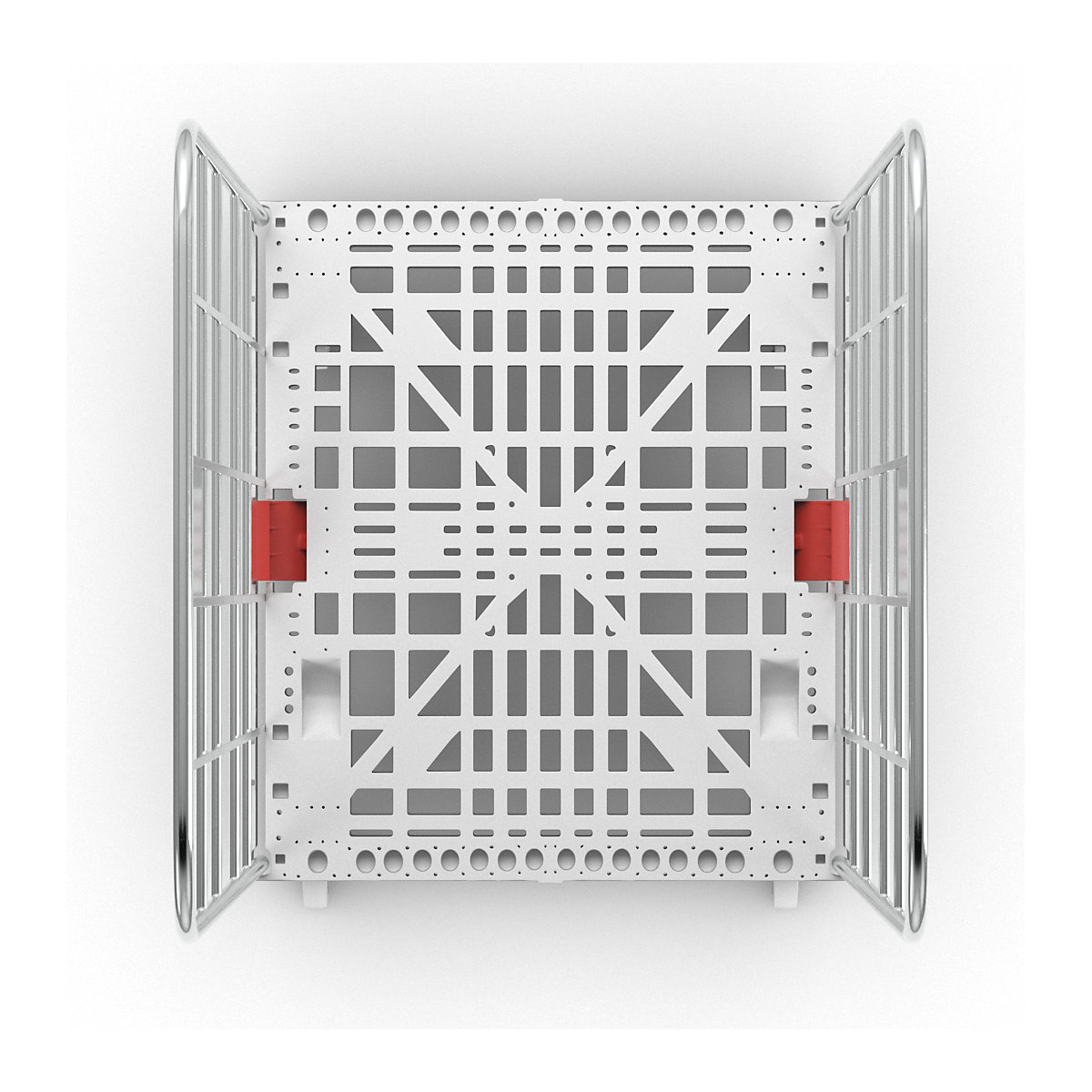 Contenedor rodante de plástico – eurokraft pro (Imagen del producto 5)-4