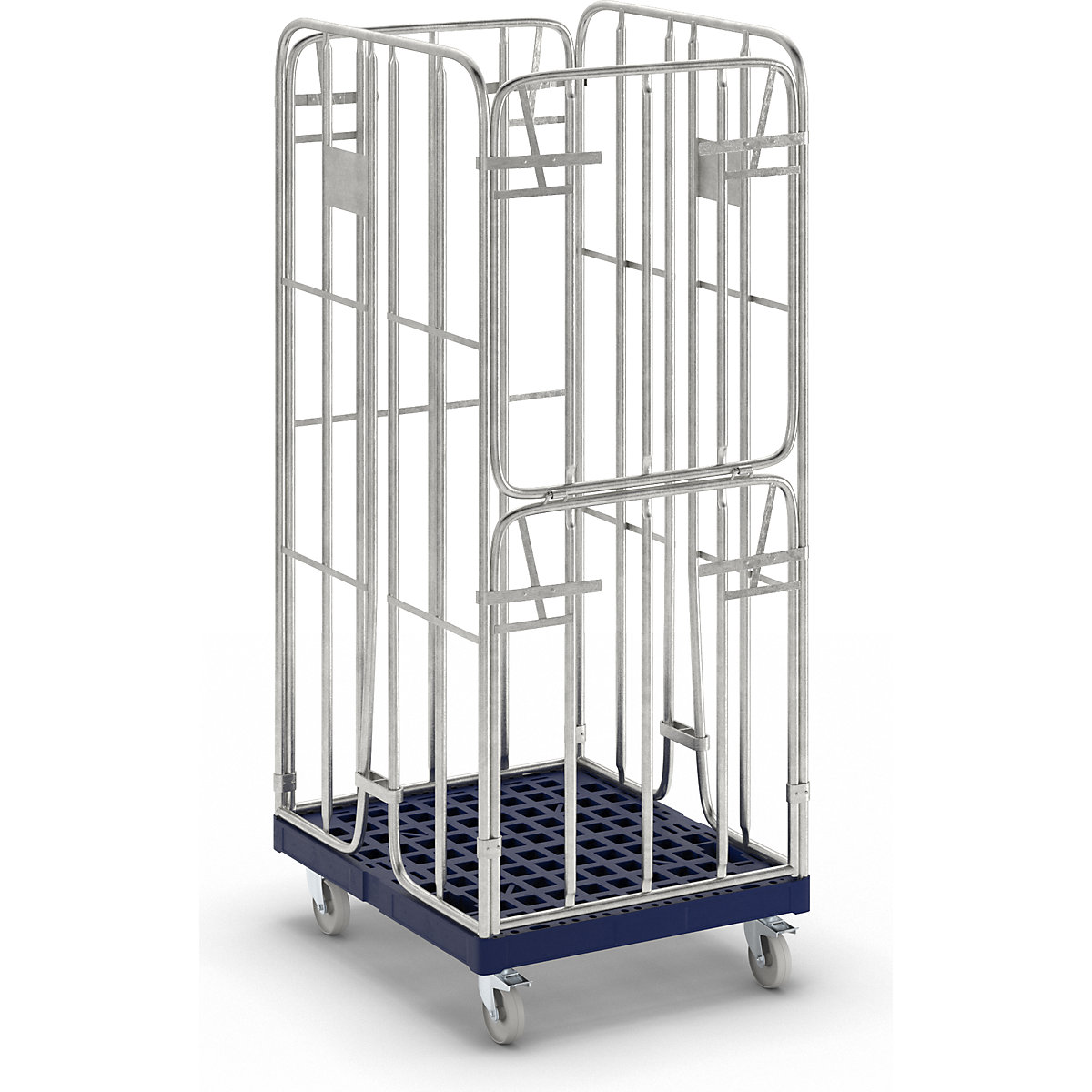 Contenedor rodante galvanizado al horno (Imagen del producto 6)-5