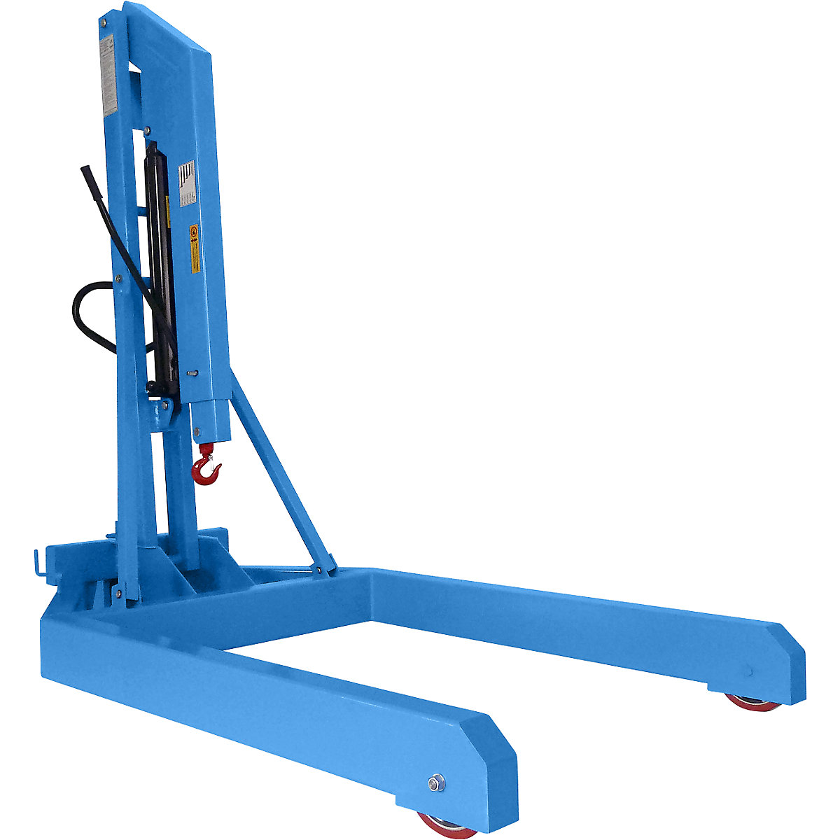 Grúa de taller BLUE: carga máx. 500 kg, bastidor rodante paralelo