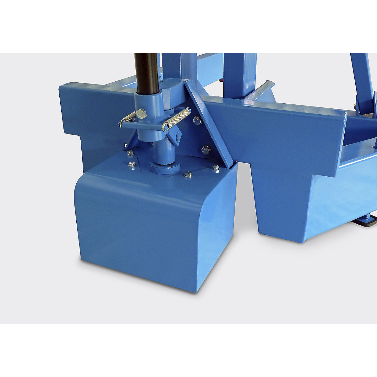 Grúa de taller BLUE: carga máx. 1500 kg, bastidor rodante paralelo