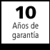 10 años de garantía  A los productos que están marcados con este símbolo les otorgamos una garantía de calidad sobre el material y el empleo de 10 años de duración a partir de su entrega.