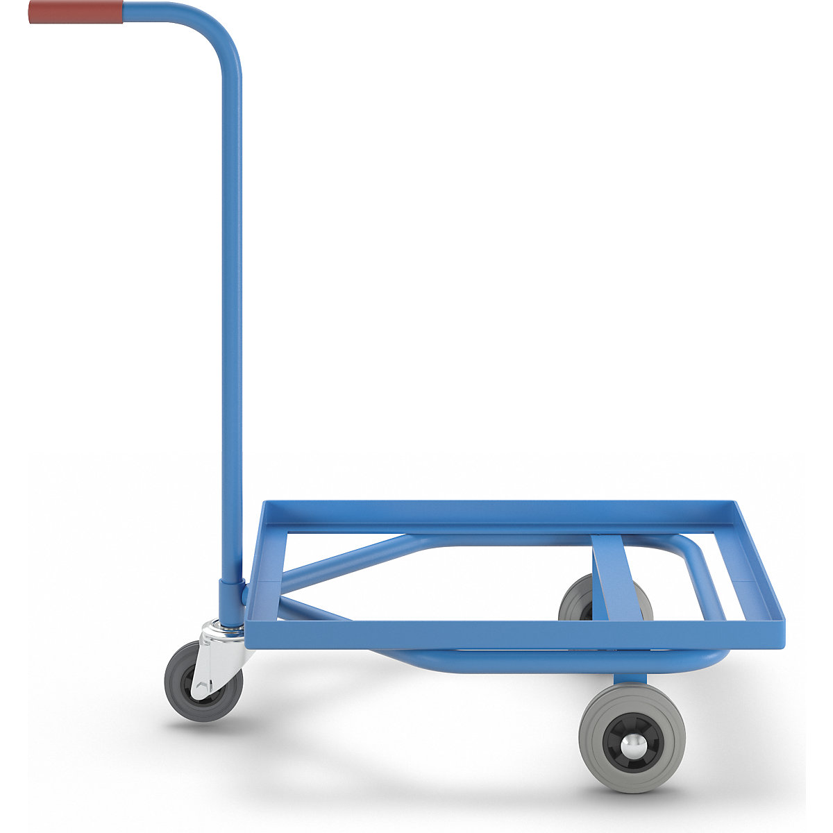 Cărucior cu mâner, capacitate portantă 100 kg – eurokraft pro (Imagine produs 4)-3