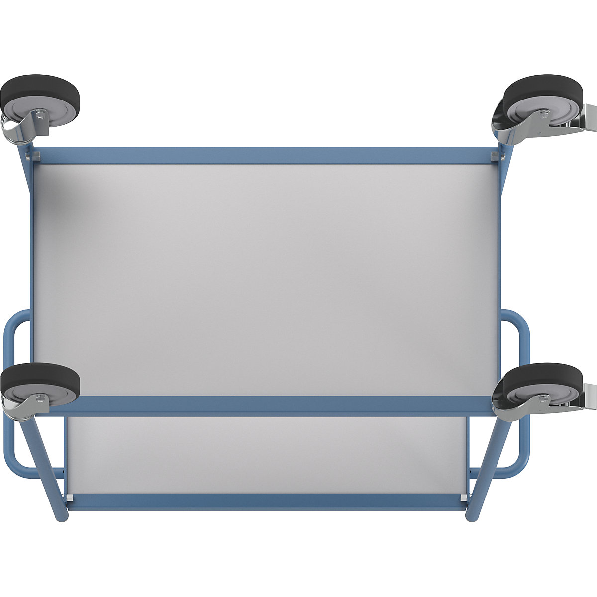 Cărucior cu banc de lucru, capacitate portantă 150 kg – eurokraft pro (Imagine produs 7)-6