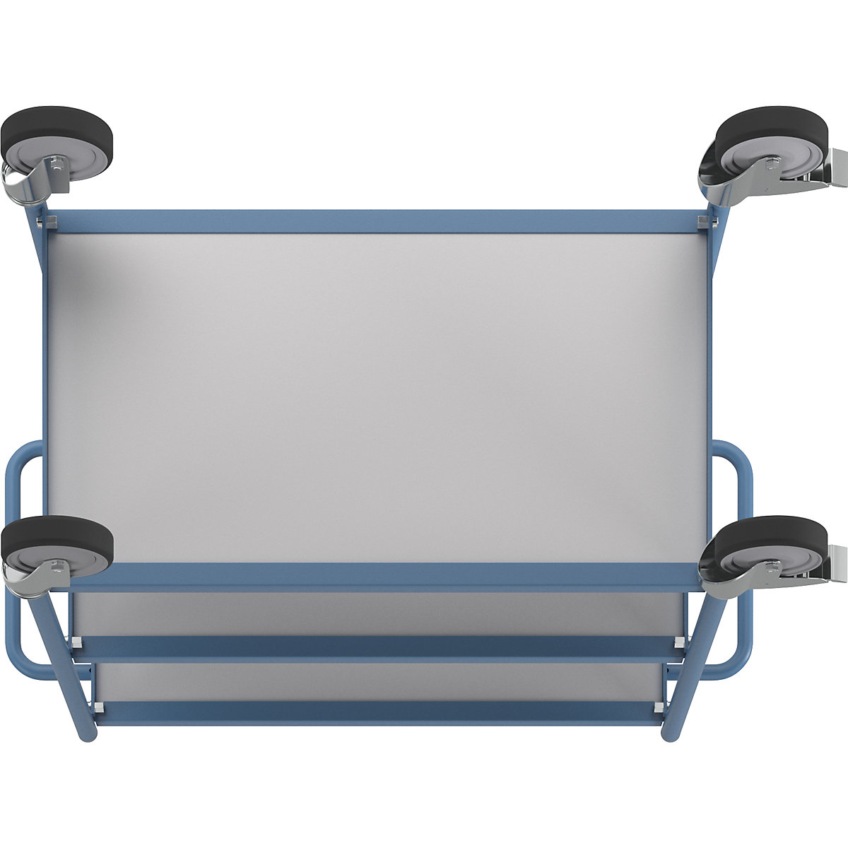 Cărucior cu banc de lucru, capacitate portantă 150 kg – eurokraft pro (Imagine produs 7)-6